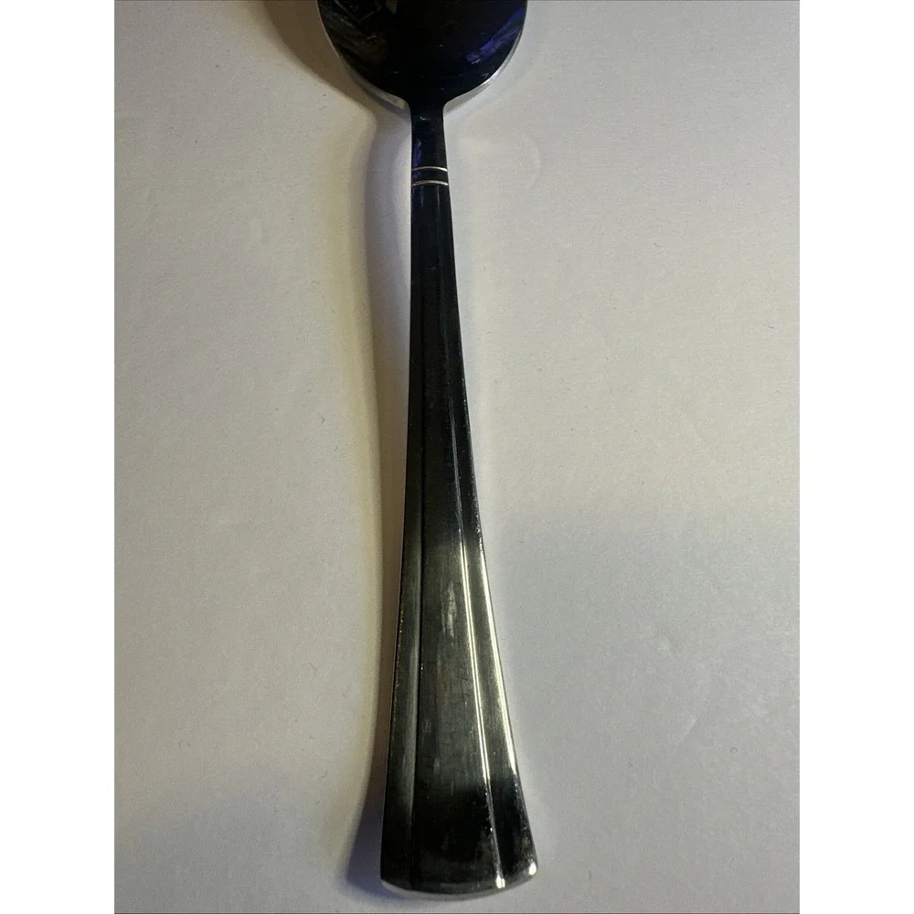 Geo by Cuisinart STAINLESS FLATWARE 18/10 Serving Spoon 8 1/2 Inches